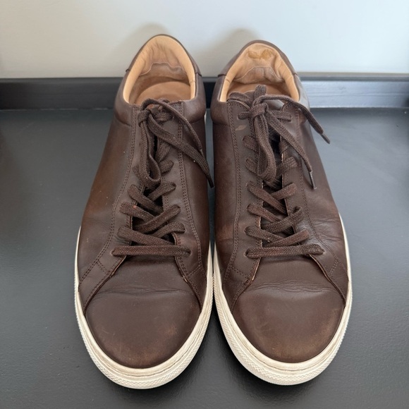 Suitsupply dark brown leather sneakers - size 43 (US 9.5 - 10) - Picture 11 of 12